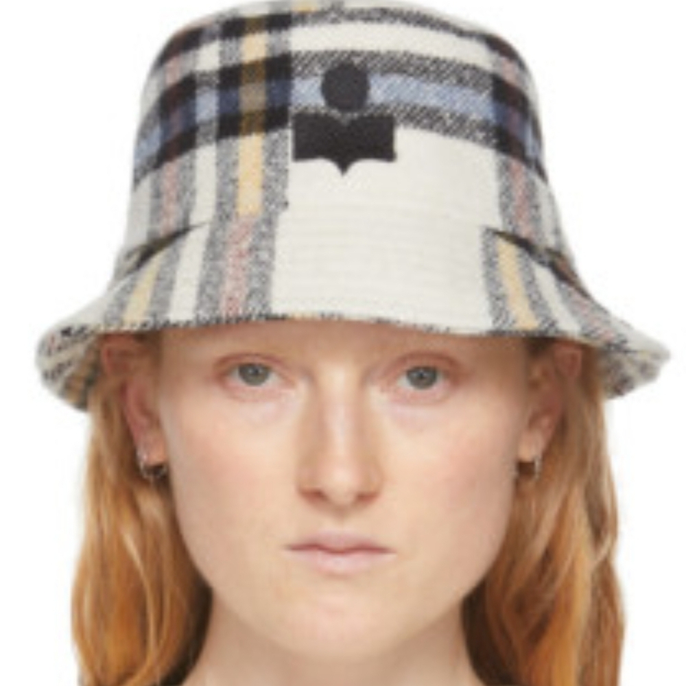 Isabel Marant Multicolor Plaid Bucket Hat